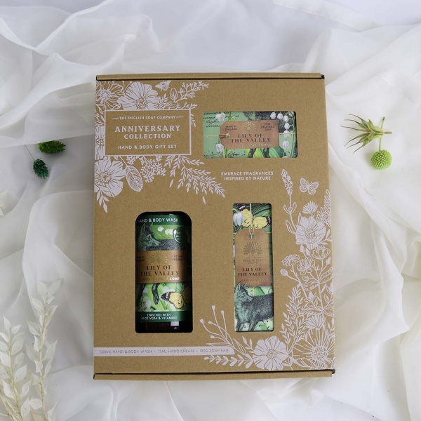 The English Soap Company Lily Of The Valley Hand and Body Gift Box